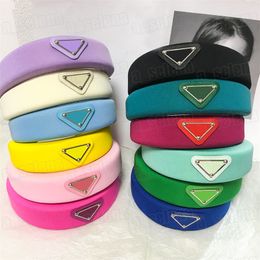 Diademas de esponja de diseñador Bandas para el cabello para mujer Chica Diadema con letras elásticas Deportes Fitness Diadema Envoltura para la cabeza
