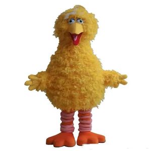 2019 Factory Big Yellow Bird Mascot Costume Cartoon Character Costume Party 295p