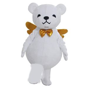 2019 Venta directa de fábrica Traje de la mascota del oso Teddy Caballeros del traje del oso Oso Rider Adulto Disfraces Ropa Fiesta de Halloween