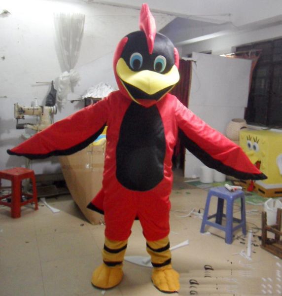 2019 Factory Direct Vente Eva Material Casque Red Bird Eagle Mascot Costumes Cartoon Apparel Birthday Party Masquerade