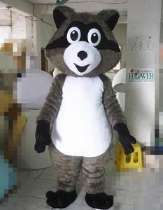 2019 vente directe d'usine gris chiot costume de mascotte taille adulte Mascottes de chien robe de fête de Noël