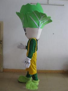 2019 Factory Direct Sale groene groenten koolmascotte kostuum voor volwassenen om te koop te dragen