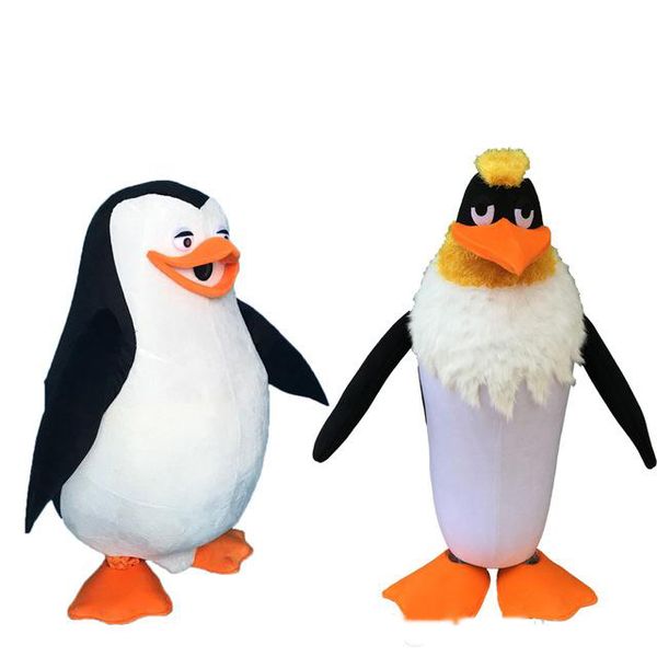 2019 vente directe d'usine Costume de mascotte de pingouin Fantaisie robe de soirée thème mascotte carnaval costume de Noël GiftOutfits