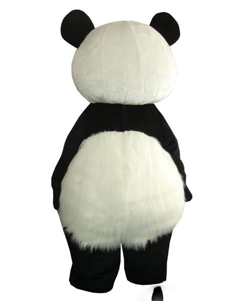 2019 Version de vente directe d'usine Costume de mascotte de panda géant chinois Costume de mascotte de Noël Livraison gratuite
