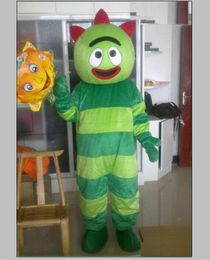 2019 fabriek directe verkoop yo mascotte kostuum yo gabba mini fan hot selling kleding rollenspel kleding