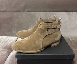 2019 usine ponçage direct haute qualité beige chaussures nouvelle liste personnelle en cuir véritable mode bottines