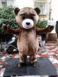 2019 usine chaud Halloween ours en peluche mascotte costume de qualité supérieure dessin animé gros ours thème thème personnage de Noël carnaval costumes de fête