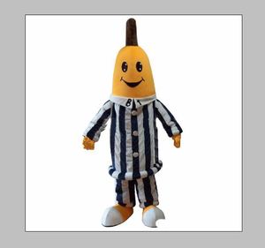 2019 usine chaude nouvelles bananes Dexule en costumes de pyjama, costume de mascotte de banane