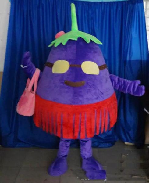 2019 usine chaude nouveau matériel EVA aubergine mère mascotte Costumes Crayon dessin animé vêtements fête d'anniversaire mascarade