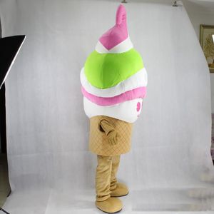 2019 usine chaude nouveau matériel EVA crème glacée mascotte Costumes dessin animé vêtements fête d'anniversaire mascarade