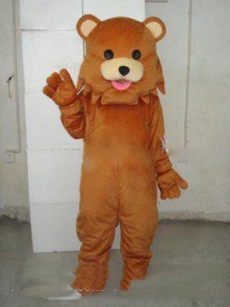 2019 fábrica caliente nuevo MascotNew adulto PEDO BEAR Traje de mascota Regalo de Halloween personajes de disfraces vestido sexual