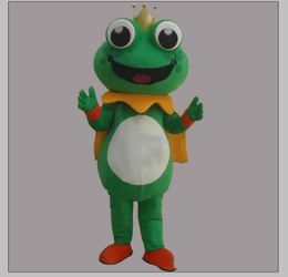Disfraz de mascota Príncipe rana súper caliente nuevo de fábrica 2019 vestido de lujo EPE