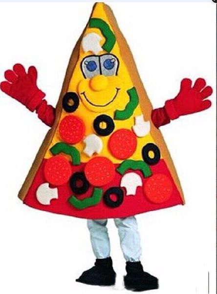 Costume de mascotte de Pizza chaude d'usine, vêtements de spectacle de carnaval de noël, taille adulte, livraison gratuite, 2019