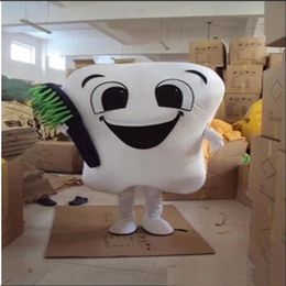 2019 usine nouvelle dent mascotte costume costumes de fête fantaisie soins dentaires personnage mascotte robe parc d'attractions outfit229d