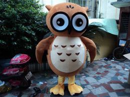 2019 Factory Outlets Cute Owl Mascot Costume Fancy Party Dress Halloween Carnival Disfraces Tamaño adulto