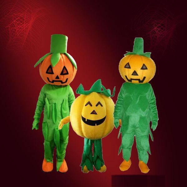 2019 Factory Outlets hot Halloween costume de mascotte de dessin animé de citrouille accessoires personnalisés personnages de dessin animé costume de tête de dessin animé personnalisé