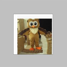 2019 Factory Outlets Owl Costume Party Mascottes Funny Mascot Costumes voor aangepaste mascottesontwerp bij arismascottes Devisement MA228K