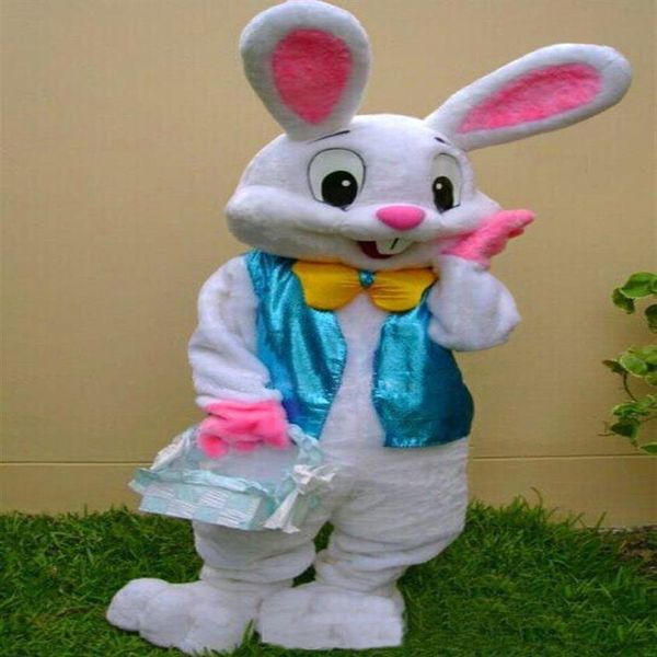 2019 Factory PROFESIONAL EASTER BUNNY MASCOT COSTUME Bugs Rabbit Hare Adult Fancy Dress Cartoon Suit273m