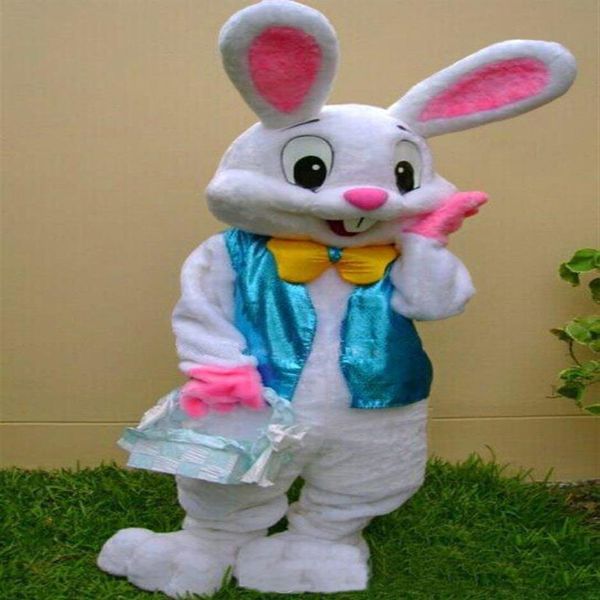 2019 Factory PROFESIONAL EASTER BUNNY MASCOT COSTUME Bugs Rabbit Hare Adult Fancy Dress Cartoon Suit271G