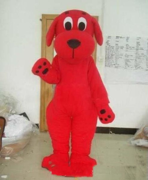 Disfraz de mascota Red Dog Clifford de venta de fábrica 2019 Adecuado para los diferentes festivales Envío gratuito de EMS, la mejor calidad.