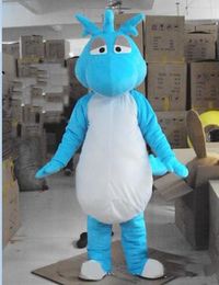 2019 Vente d'usine Hot Special Blue Dinosaur Fancy Dishoard Cartoon Adult Animal Mascot Costume Livraison gratuite