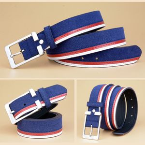 2019 Diseñador de moda Tom Belt Belt Belt Style Luxury Fall Belts for Women Metal Pin Buckle Jeans Pantalones de cuero genuino ST 2723