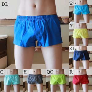 2019 mode heren onderbroek home shorts heren nachtkleding katoen ademend losse bokser shorts