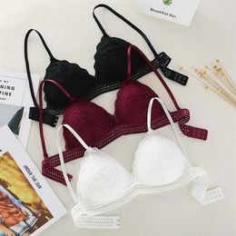 2019 Français Triangle Coupe Anneau-Soutien-Gorge Nouveau Sexy V Profond Dentelle Sous-Vêtements239r