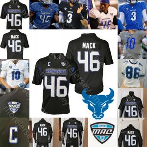 Maillot de football Buffalo NCAA College Khalil Mack Kyle Vantrease Jaret Patterson Kevin Marks Antonio Nunn Taylor Riggins Malcolm Koonce Matt Myers Ledarius Mack