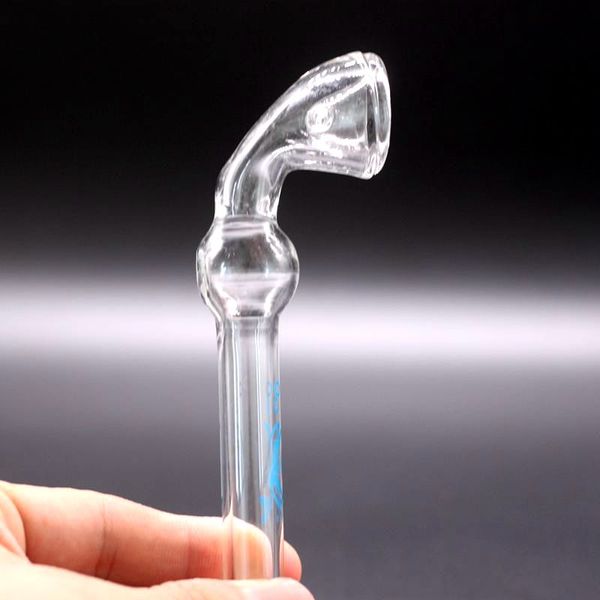 2021 Great Pyrex Thick Glass Oil Burner Pipes Super Size Black Smoking Pipe Dab Accesorios EN STOCK
