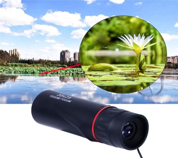 2019 Telescopio monocular de alta definición 30x25 Visión nocturna Mini Mini Militar Portable Zoom 10x Alcance para la caza de viajes3570891