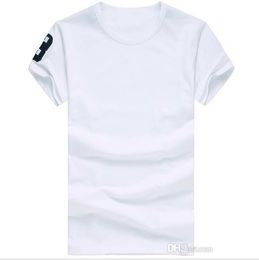 Gratis verzending 2019 Hoogwaardige katoen nieuwe O-hals T-shirt T-shirt Brand Men T-shirts Casual Style for Sport Men T-shirts