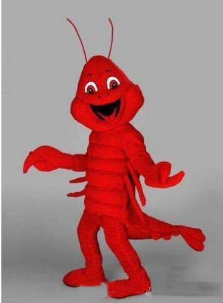 2019 costumes de mascotte de homard rouge personnalisés de haute qualité costumes d'halloween pour adultes déguisement de festival de costume de mascotte animale