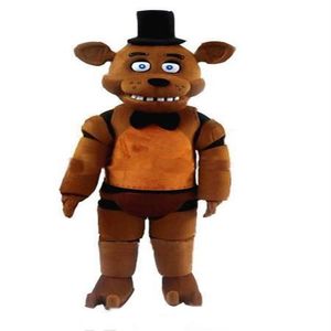 2019 Five Nights de haute qualité au FRAF FRAF Freddy Fazbear Mascot Costume Cartoon Mascot Custom2515