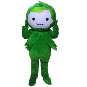 2019 hoge kwaliteit groene kool mascotte kostuums fancy dress echte foto gratis verzending