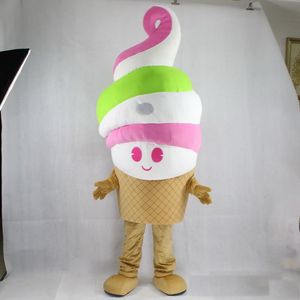 2019 haute qualité chaud nouveau matériel EVA crème glacée mascotte Costumes dessin animé vêtements fête d'anniversaire mascarade