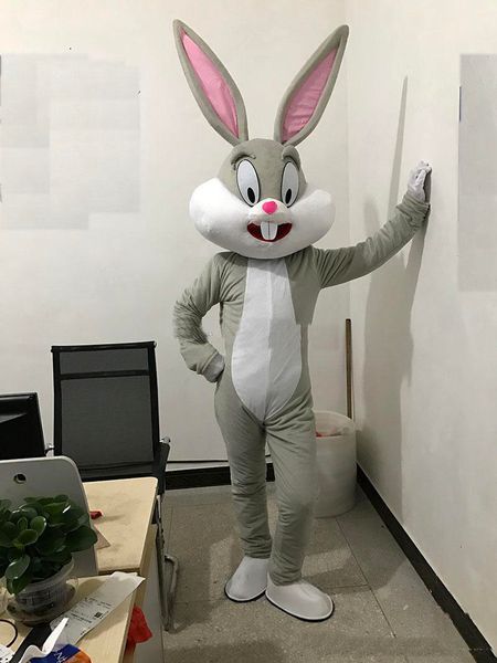 2019 Costumes de mascotte de lapin de Pâques professionnels chauds de haute qualité Lapin et insectes lapin mascotte adulte à vendre