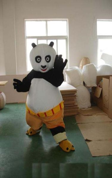 2019 Disfraz de mascota Kungfu Panda de alta calidad Disfraz de mascota Kung Fu Panda Kungfu Panda Fancy Dress1244738