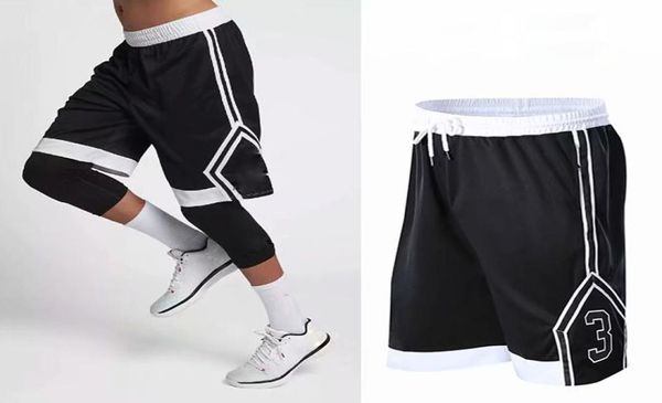 2019 short de basket-ball pour hommes de haute qualité avec poches à fermeture éclair séchage rapide respirant entraînement short de basket-ball hommes Fitness course Sp3945222