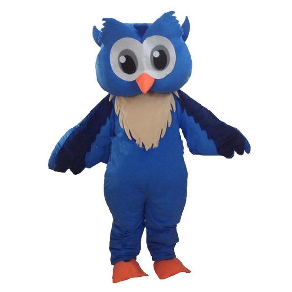 2019 haute qualité hibou mascotte costume carnaval déguisements école mascotte collège mascotte299M