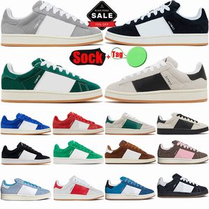 00S Designer Casual Shoes For Men Women Classic OG Plate-Forme Leather Suede Flat Sneakers Dark Green Gum Black Green Green Mens Luxury 00 Trainers