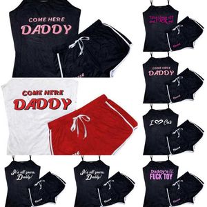 2023 Summer Fashion Casual Designer Tracksuit voor dames kleding Grafische afdruk Suspener Shorts Yoga -pak Tweedelige set 11colors