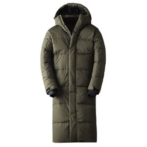 Trenchs pour hommes manteaux 2021 à capuche longue hiver coton Parkas hommes vêtements de sport vestes zippées mâle épais manteau veste de mode