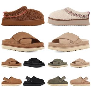 Australië Shearling Goldencoast Slippers Goldenstar Klompen Bont Wol Heren Dames Sandaal Slingbacks Schapenvacht Platform Slippers Ugslies Boot Tasman Booties