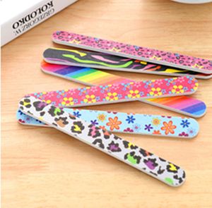 2019 hete hoge kwaliteit nagelbestanden buffer schuren wasbare manicure tool nail art Poolse schuurpapier strip bar set polijsten bestand tool epacket