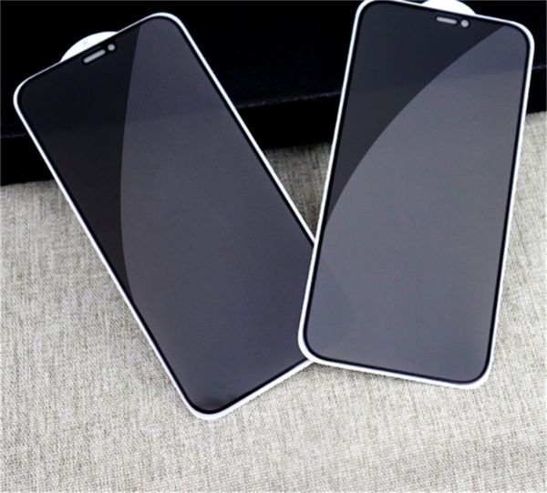 Protectores de pantalla de privacidad para iPhone 13 12 11 Pro Max XS MAX Prevent Peek Film XR 6s 7 8Plus Anti Spy Glass