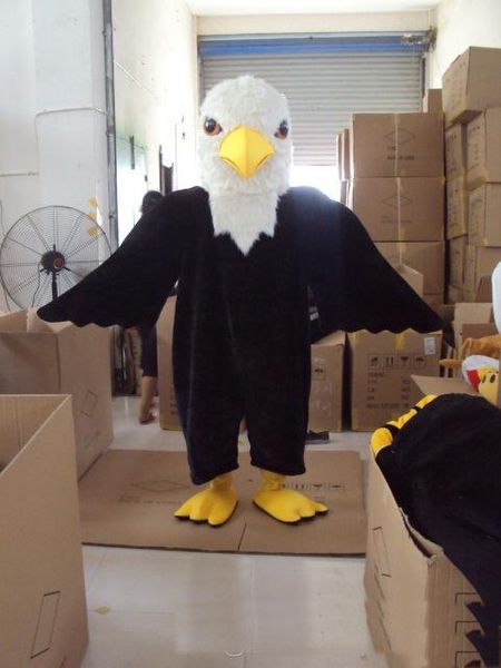 2019 chaud nouveau Costume de Mascotte d'aigle costumes robe de jeu de fête taille adulte Costume fantaisie Mascotte