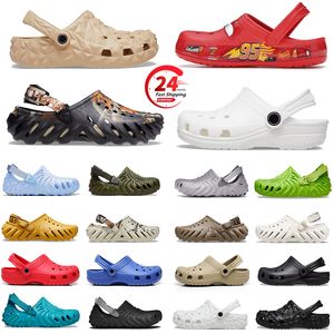 crocc echo sandales classiques diapositives de créateurs sandale à cravate croisée hommes femmes enfants pantoufles cros bayaband slip-on tongs plate-forme dhgate chaussures d'expédition gratuite