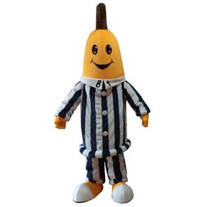 2019 bananes vente chaude en pyjama costumes de mascotte costumes de banane pour événement de fête d'Halloween