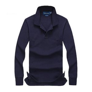 2023 vente chaude marque Hommes Polos petit cheval Broderie Polo Shirt Haute Qualité Polos Hommes Coton À Manches Longues chemise s-ports maillots Plus S-2XL